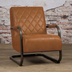 Civo Fauteuil Bull cognac