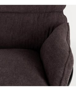 Dominic lounge fauteuil donkergrijs - NORI Living