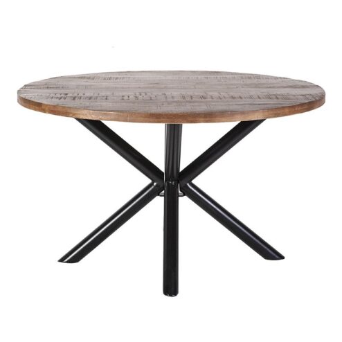 Eleonora Nikki eettafel rond mangohout 130cm