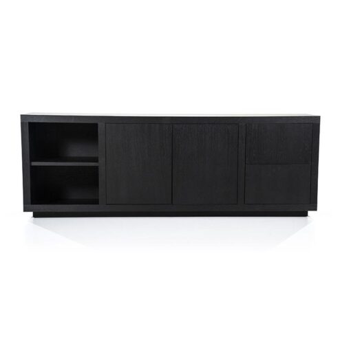 Eleonora dressoir Helsinki 200cm zwart