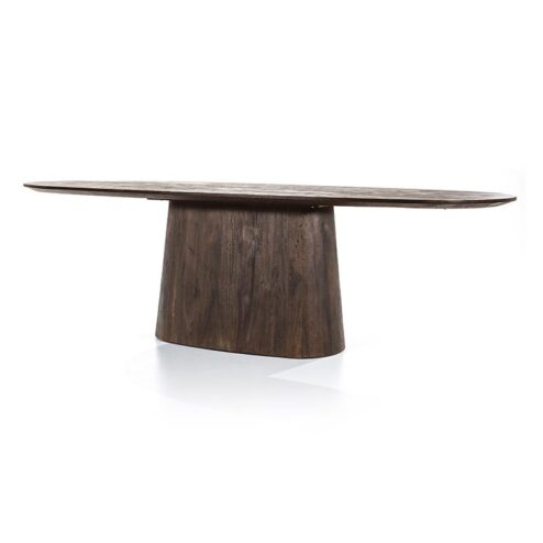 Eleonora eettafel Aron ovaal 250x110 bruin