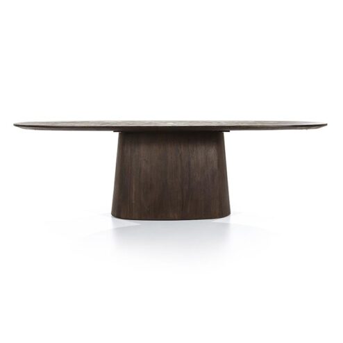 Eleonora eettafel Aron ovaal 250x110 bruin