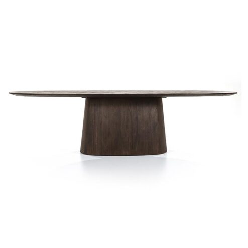 Eleonora eettafel Aron ovaal 300x110 bruin