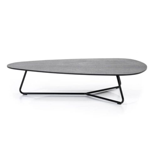 Eleonora salontafel Moos eiken 124,5x95 zwart