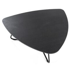 Eleonora salontafel Moos eiken 75x85 zwart