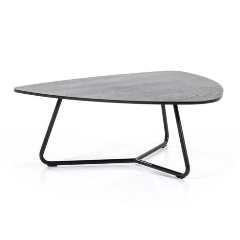 Eleonora salontafel Moos eiken 75x85 zwart