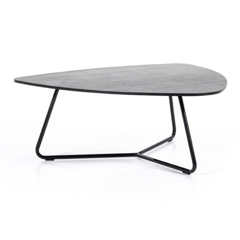 Eleonora salontafel Moos eiken 85x95 zwart