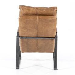 Fauteuil Lex - cognac vintage leer