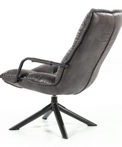 Fauteuil Mitchell - antraciet topper