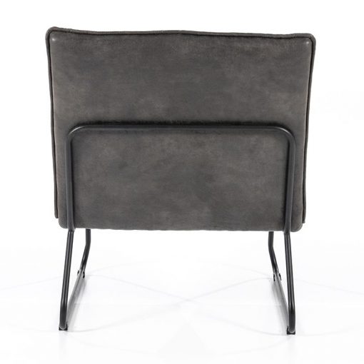 Fauteuil Ruby - antraciet topper