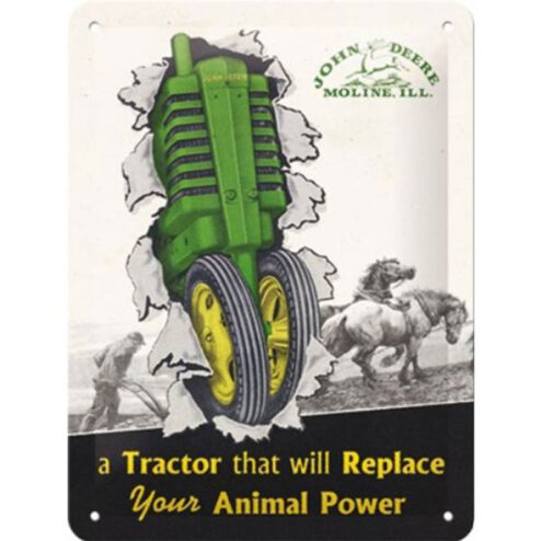 John Deere animal power