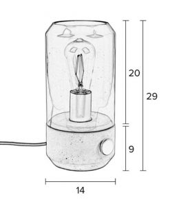 Kite tafellamp 1-lichts