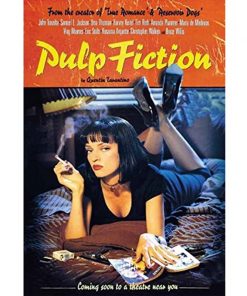 Pulp Fiction - metalen bord