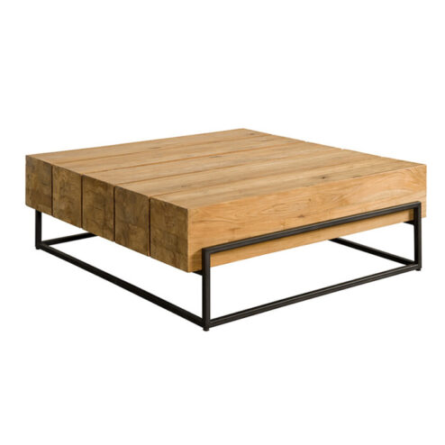 Tiago Salontafel Gerecycled Teak Hout 108cm