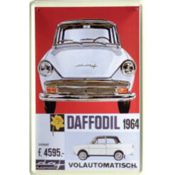 Daffodil - metalen bord