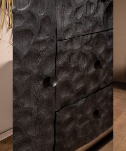 Lara dressoir industrieel zwart 120cm
