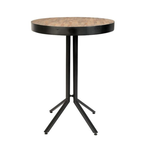 Ekko kookeiland tafel naturel teakhout rond 110cm - NORI Living