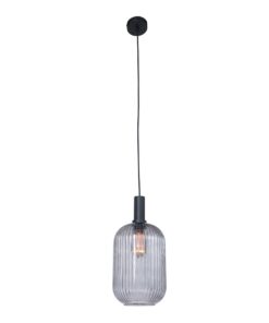 Relas Hanglamp 1-lichts 20cm glas smoked