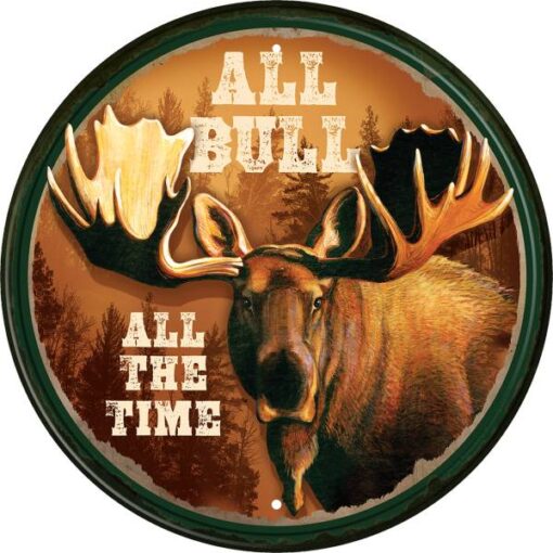 All Bull Moose - metalen bord