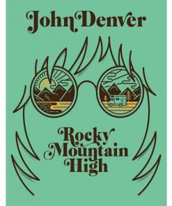 John Denver Mountain high - metalen bord