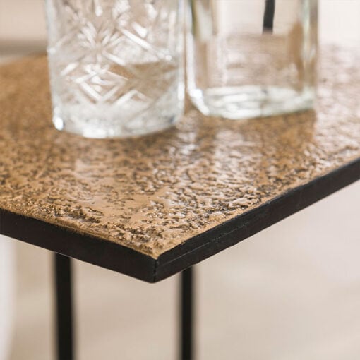 Irona laptoptafel industrieel Brons
