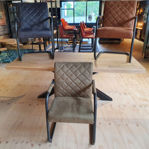 Blissada eetkamerset met 6 stoelen