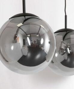 Hera Plafondlamp 3-lichts smoke mirror