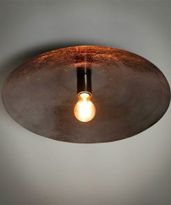 Capi plafondlamp 1-lichts zwart nikkel