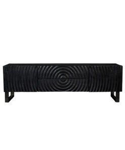 Dutchbone Coals tv meubel zwart 180cm