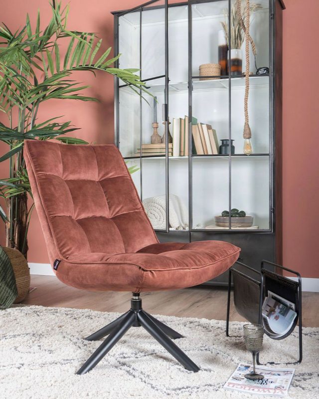 velvet fauteuil