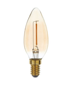 Kooldraadlamp LED E14 kaars 1W