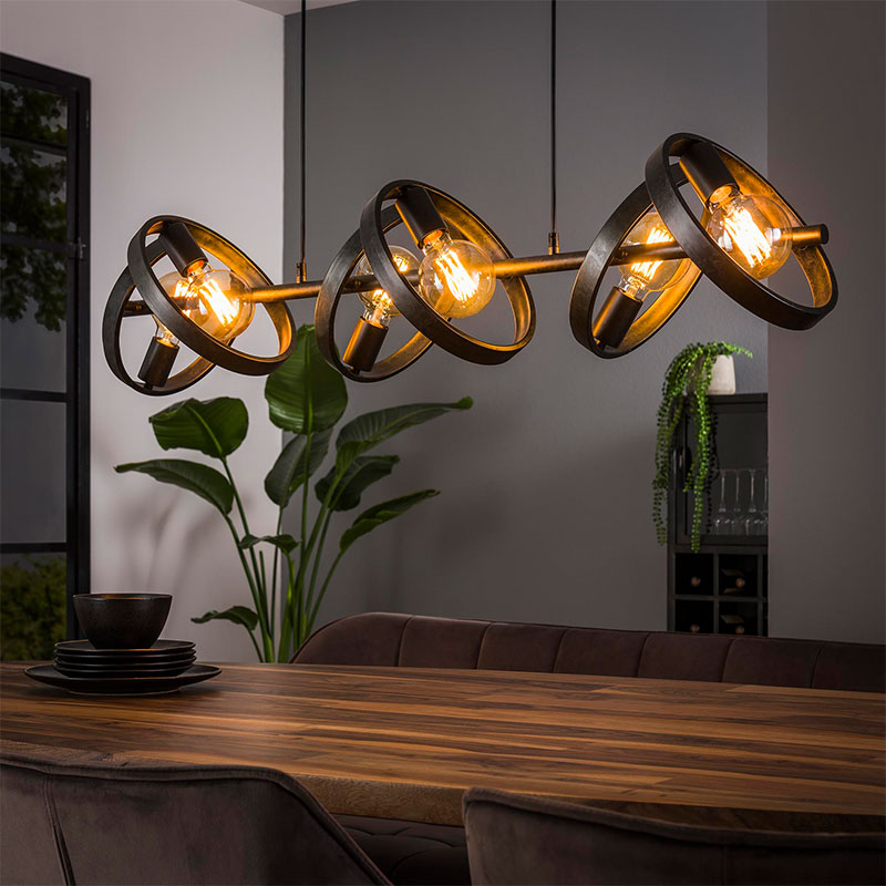 Octavia 6-lichts hanglamp