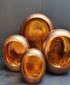 Kaarshouder Egg XL goud goud