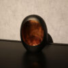 Kaarshouder Egg Small zwart koper