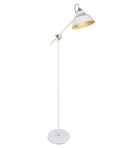 Nove vloerlamp industrieel wit