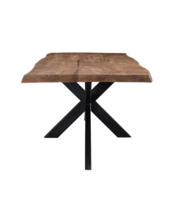 Sturdy eettafel edge met spinpoot
