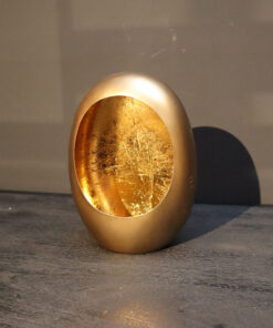 Kaarshouder Egg Small goud goud