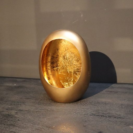 Kaarshouder Egg Small goud goud