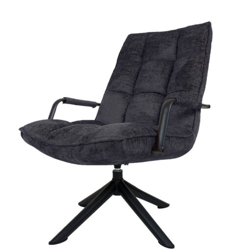 Adaline Fusion fauteuil met armleuning donker grijs
