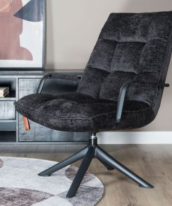 Adaline Fusion fauteuil met armleuning donker grijs