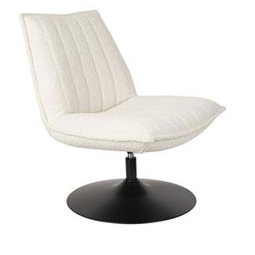 Jared fauteuil Wit Boucle