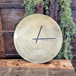 Klok Kareem goud metaal klein