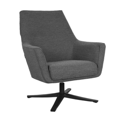 Porelli Draai fauteuil Grijs Boucle