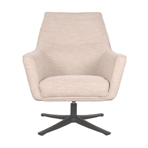 Porelli Draai fauteuil Natural Boucle 1