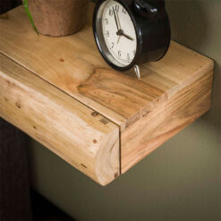Bark houten nachtkastje zwevend set van 2 30cm