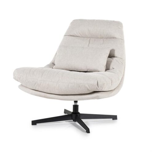 Fauteuil Cooper met kussen beige Houston