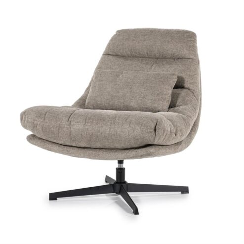 Fauteuil Cooper met kussen bruin Houston