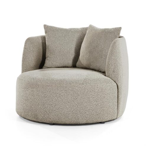 Fauteuil Louis met kussen zand spark