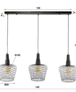 Hanglamp ari 3-lichts
