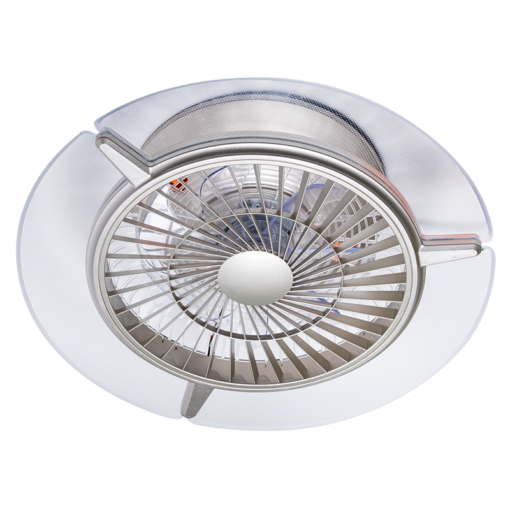 The Fan no. 7 Plafondventilator/lamp helder